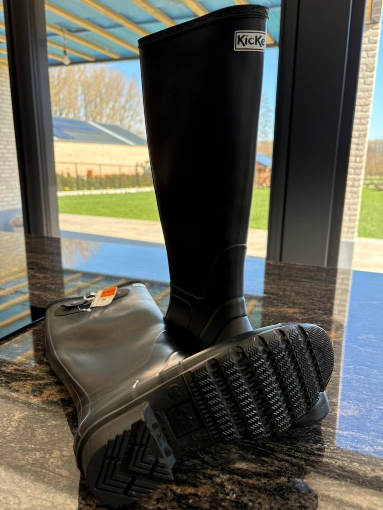 Rubberen laarzen/ regenlaarzen merk Kickers, Vêtements | Femmes, Chaussures, Neuf, Bottes de pluie, Enlèvement, Noir