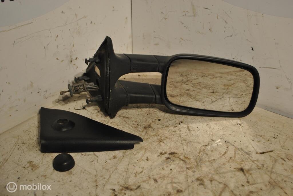 Zijspiegel rechts Vw Caddy Bestel II 1.9 TDI 6K9857502C, Gebruikt, Volkswagen, Ophalen of Verzenden, Volkswagen