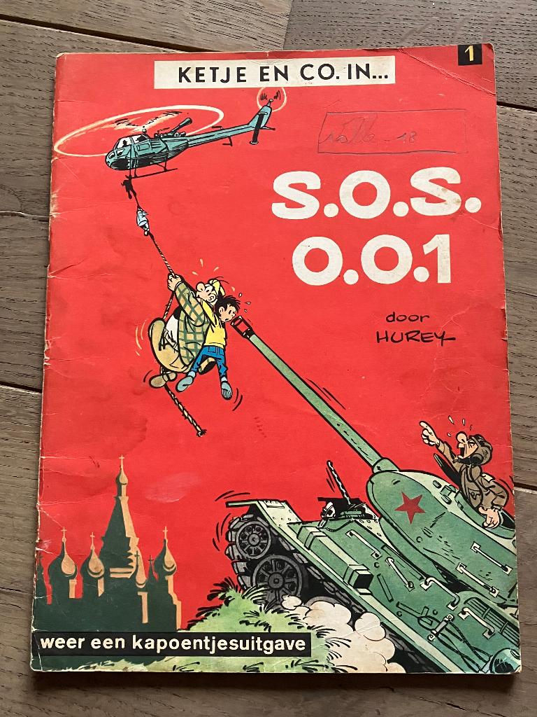 Ketje en co - 1 - S.O.S. 0.0.1., Eén stripboek, Ophalen of Verzenden, Gelezen