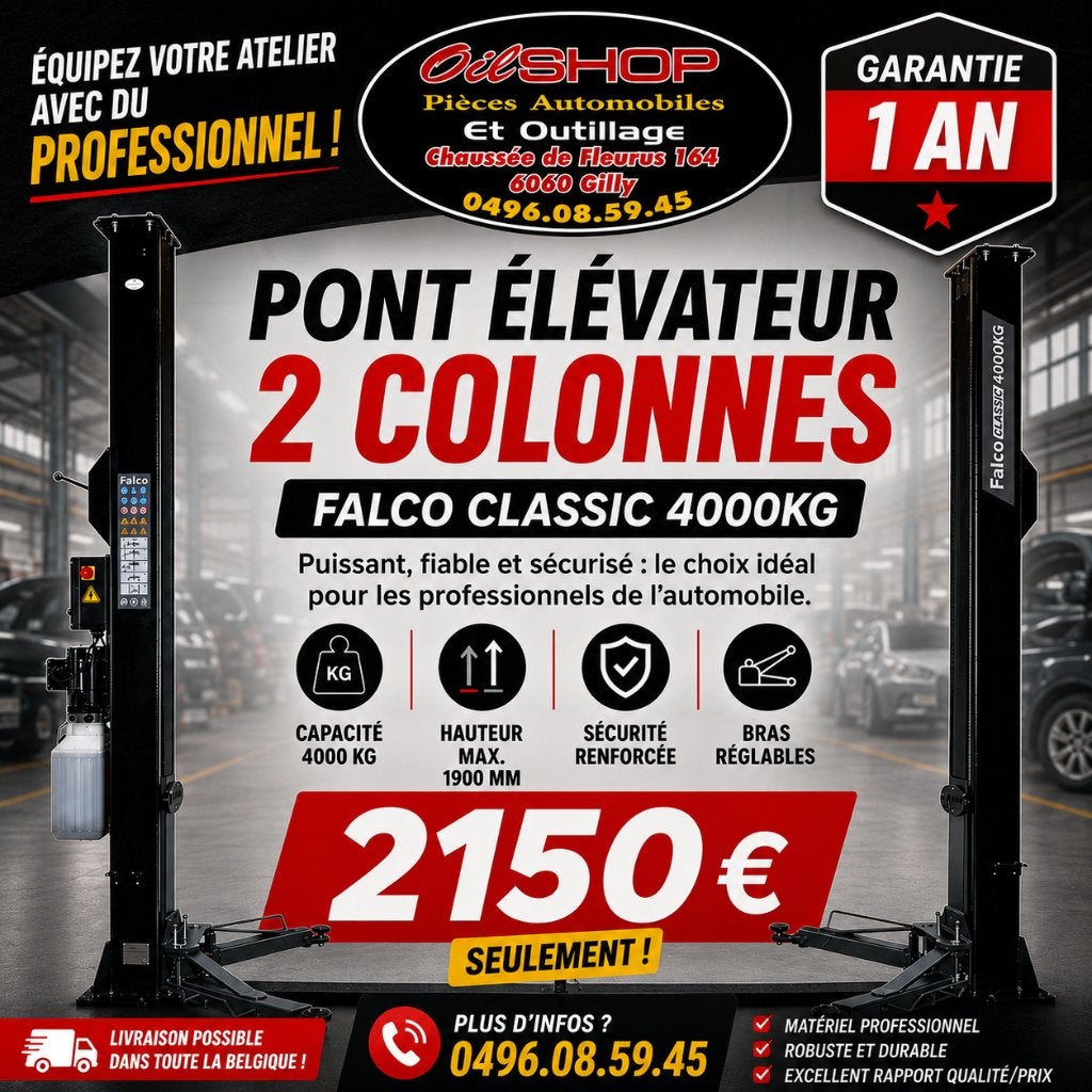 Pont élévateur 2 colonnes 4000 KG, Autos : Divers, Enlèvement, Neuf