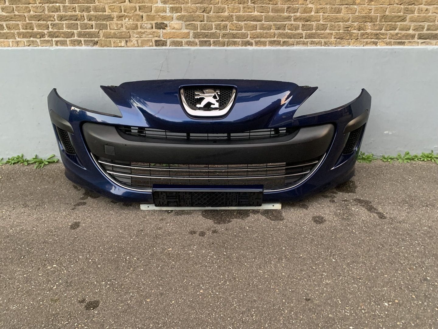 voorbumper peugeot 308 ( 2007 tot 2015 ) blauw, -, Utilisé, -, Avant