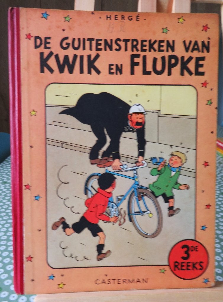 De guitenstreken van Kwik en Flupke reeks 3 eerste druk., Ophalen of Verzenden, Gelezen, Hergé