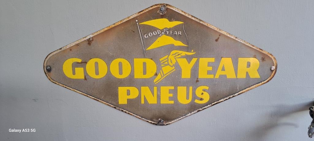 EMAILLE borden GOODYEAR !!, Verzamelen, Ophalen