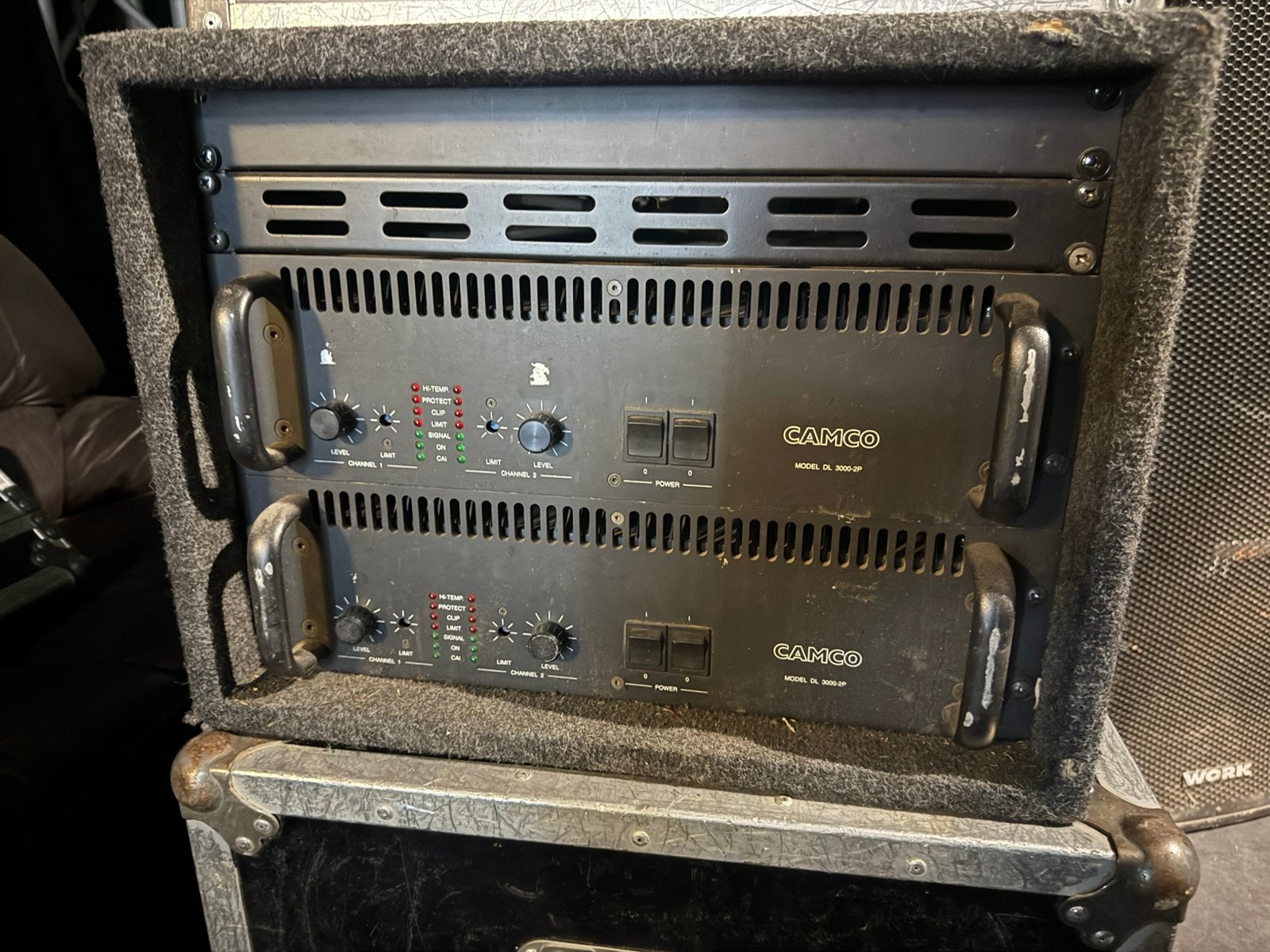Camco dl3000 2p versterkers 2x 1500w, Muziek en Instrumenten, Versterkers | Bas en Gitaar, Ophalen, Gebruikt