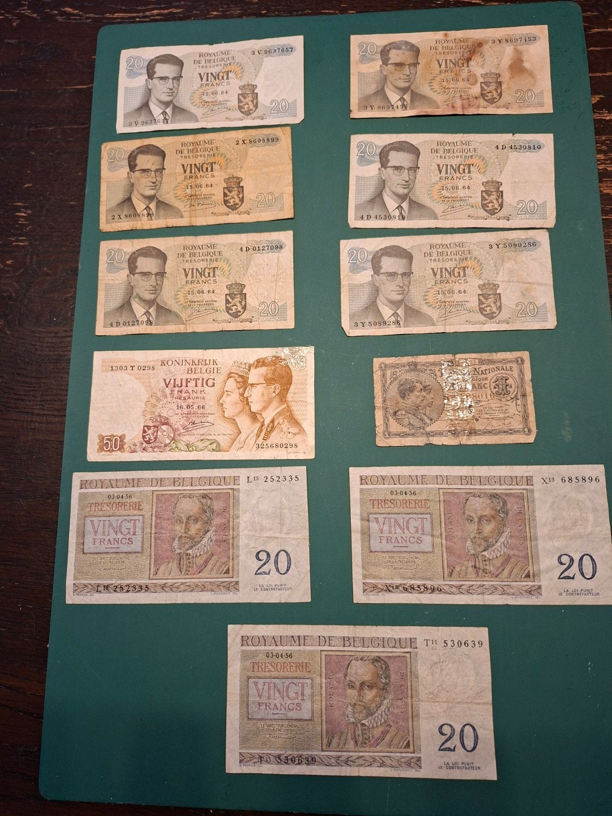 Lot de billets belges, Enlèvement ou Envoi, Billets de banque