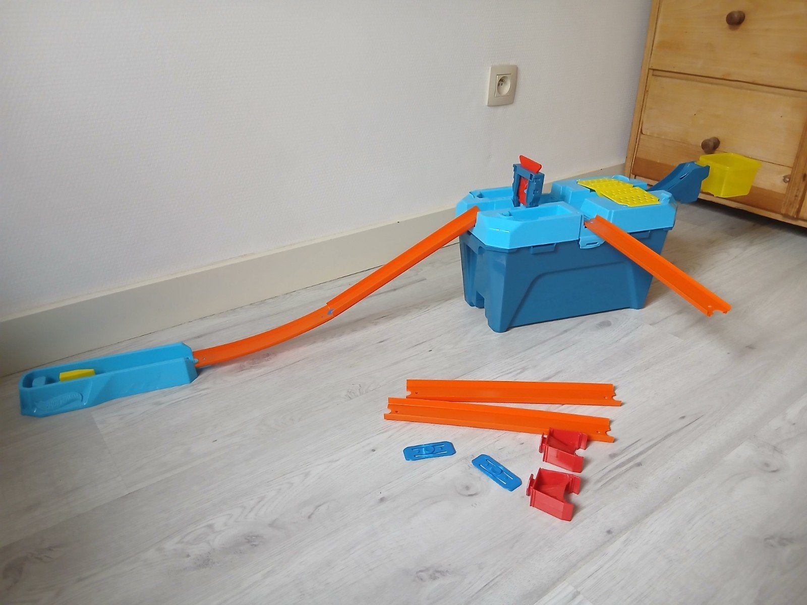 Hot Wheels, stunt crash box playset, Enlèvement ou Envoi, Comme neuf, Hot Wheels