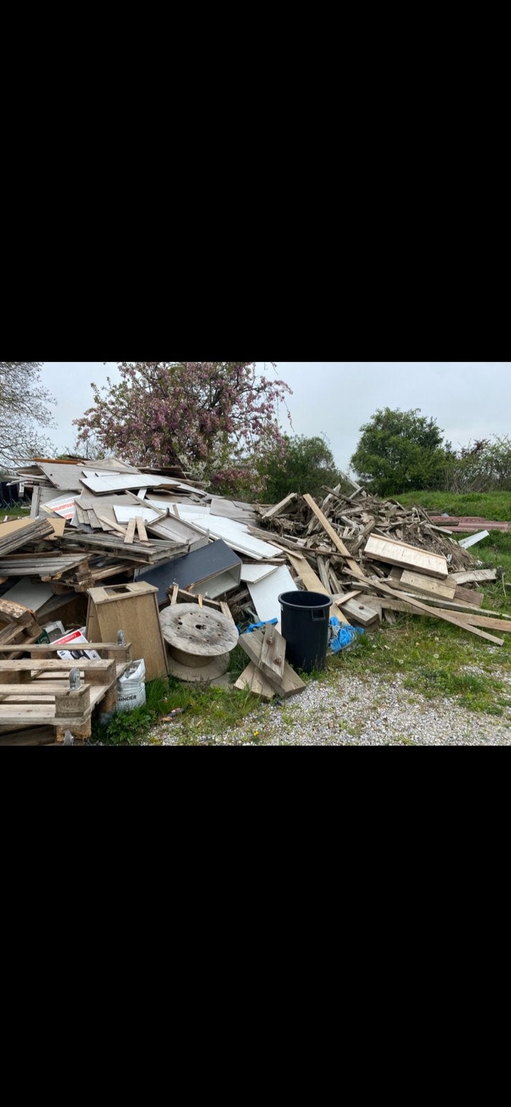 Bois à donner, 6 m³ ou plus, Enlèvement