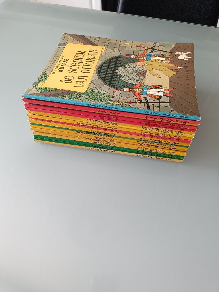 Nog 16 verschillende KUIFJE strips in goede staat, Boeken, Meerdere stripboeken, Ophalen of Verzenden, Zo goed als nieuw, Hergé