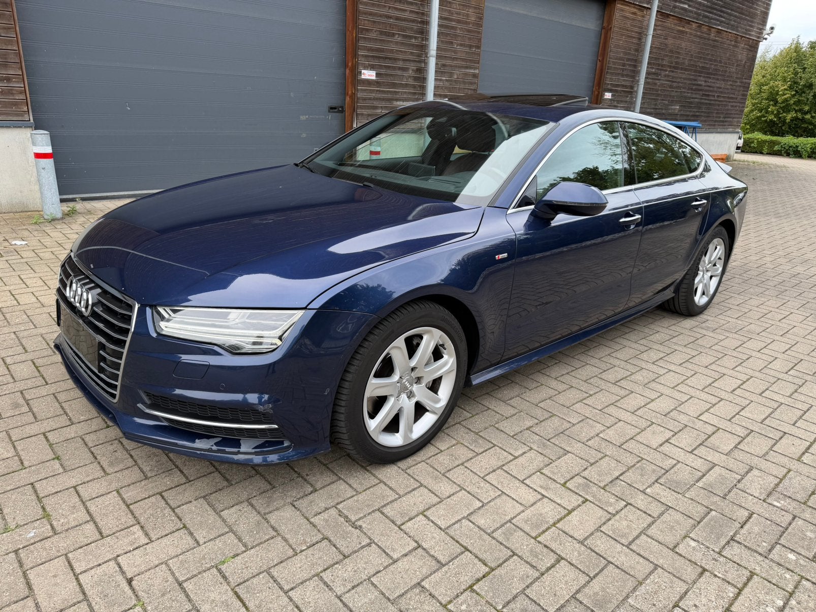 Audi A7 3.0 TDI, Auto's, Blauw, Leder, 5 deurs, 2998 cc