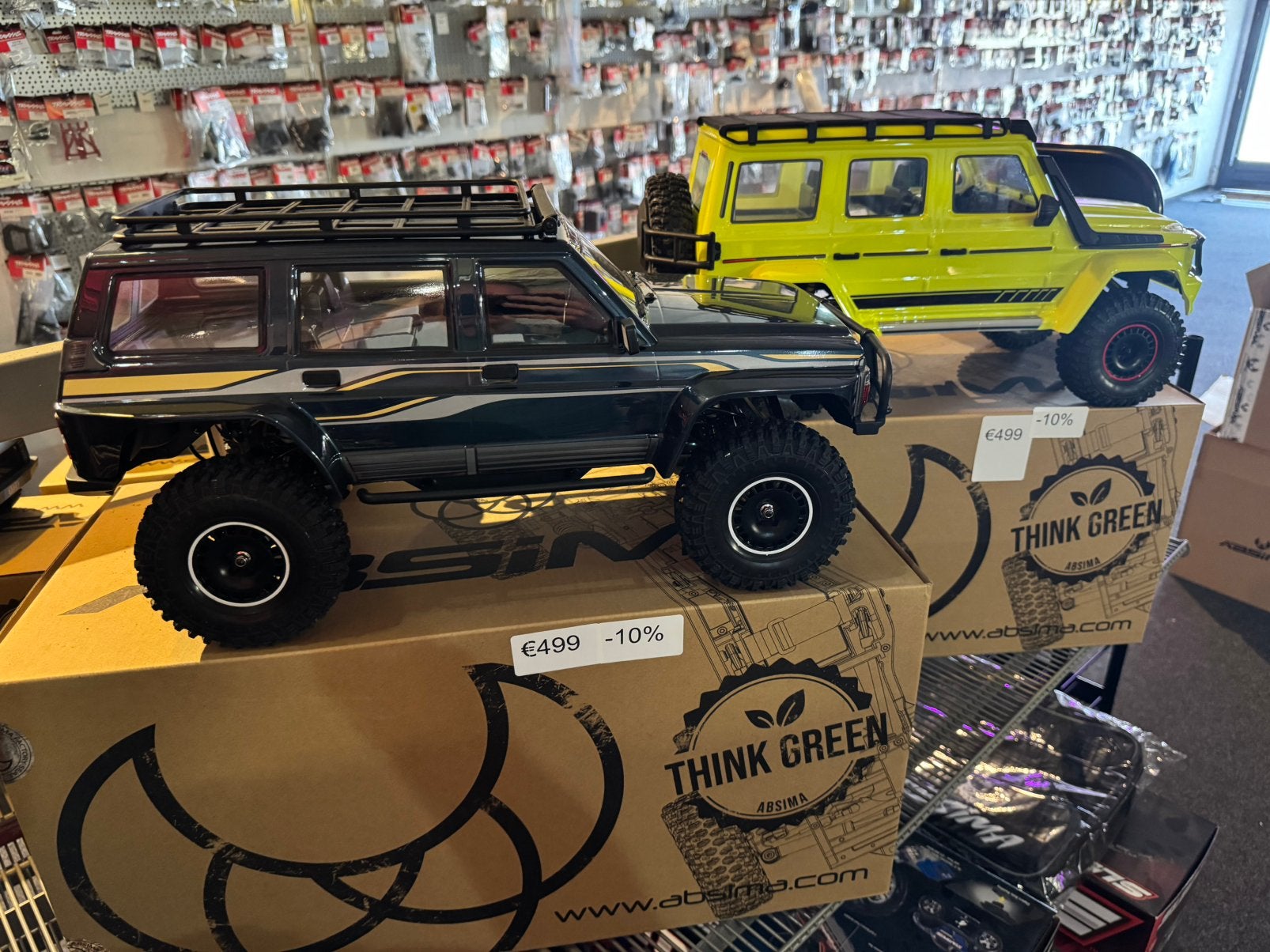 Abshima 1/10 Crawler Nissan Patrol / G500, Hobby en Vrije tijd, Modelbouw | Auto's en Voertuigen, Ophalen of Verzenden, Zo goed als nieuw