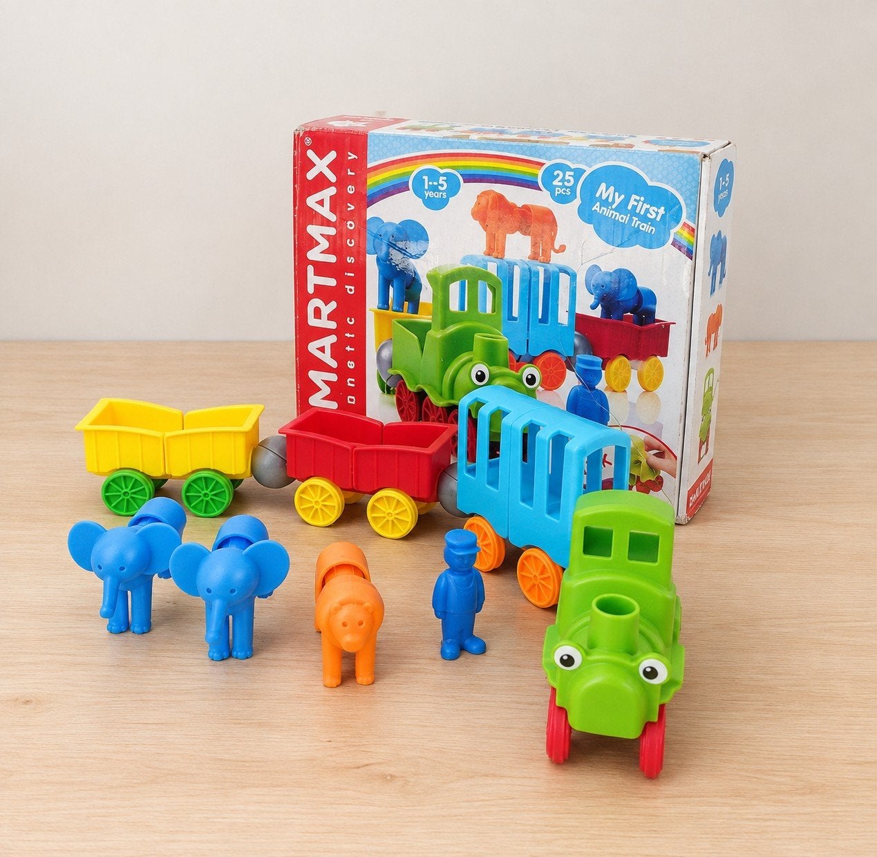 Smartmax - My first Animal Train, Kinderen en Baby's, Ophalen of Verzenden, Gebruikt, Bouwen