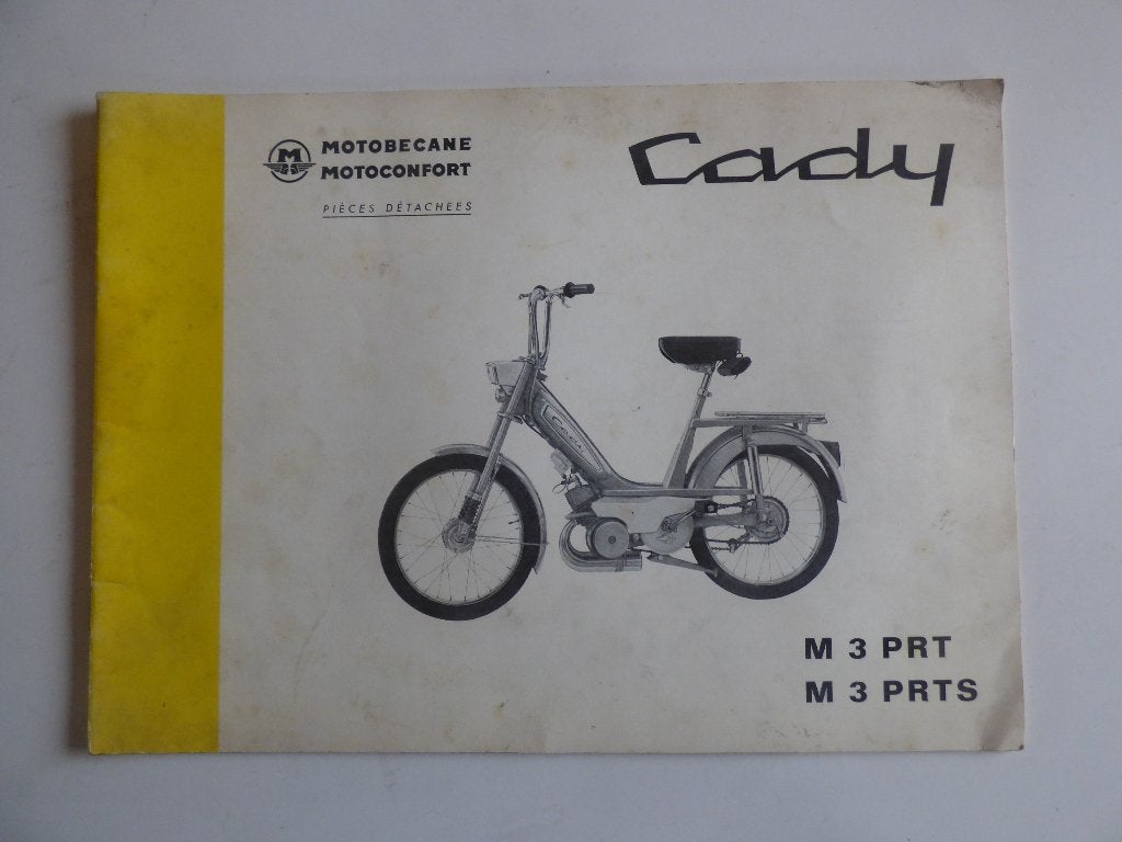 MOTOBECANE MOTOCONFORT CADY TYPE M3PRT/PRTS ONDERDELENLIJST, Fietsen en Brommers, Ophalen of Verzenden, Gebruikt