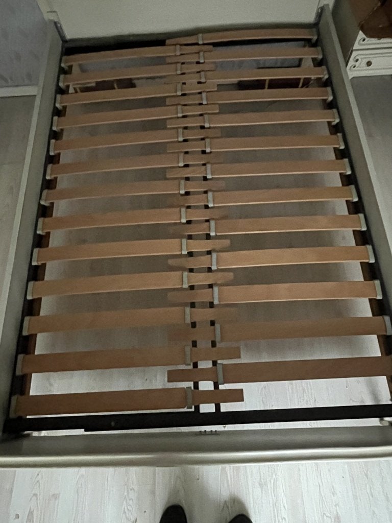 lattenbodem, Ophalen, Gebruikt, Tweepersoons, 140 cm