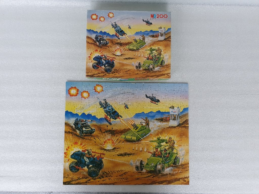 Puzzel GI Joe 3100.23 (MB, Hasbro, 1986), Ophalen of Verzenden, Gebruikt