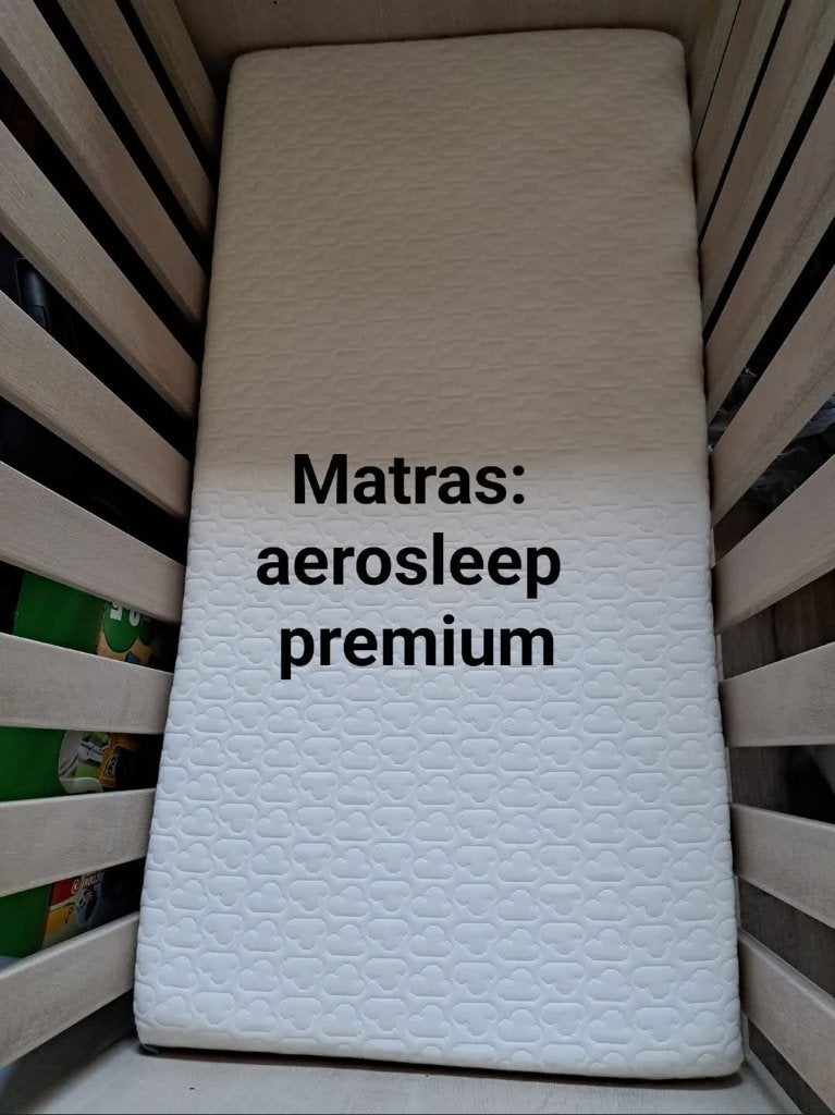 aerosleep babymatras, Ophalen, Jongetje of Meisje, Ademend, Wit