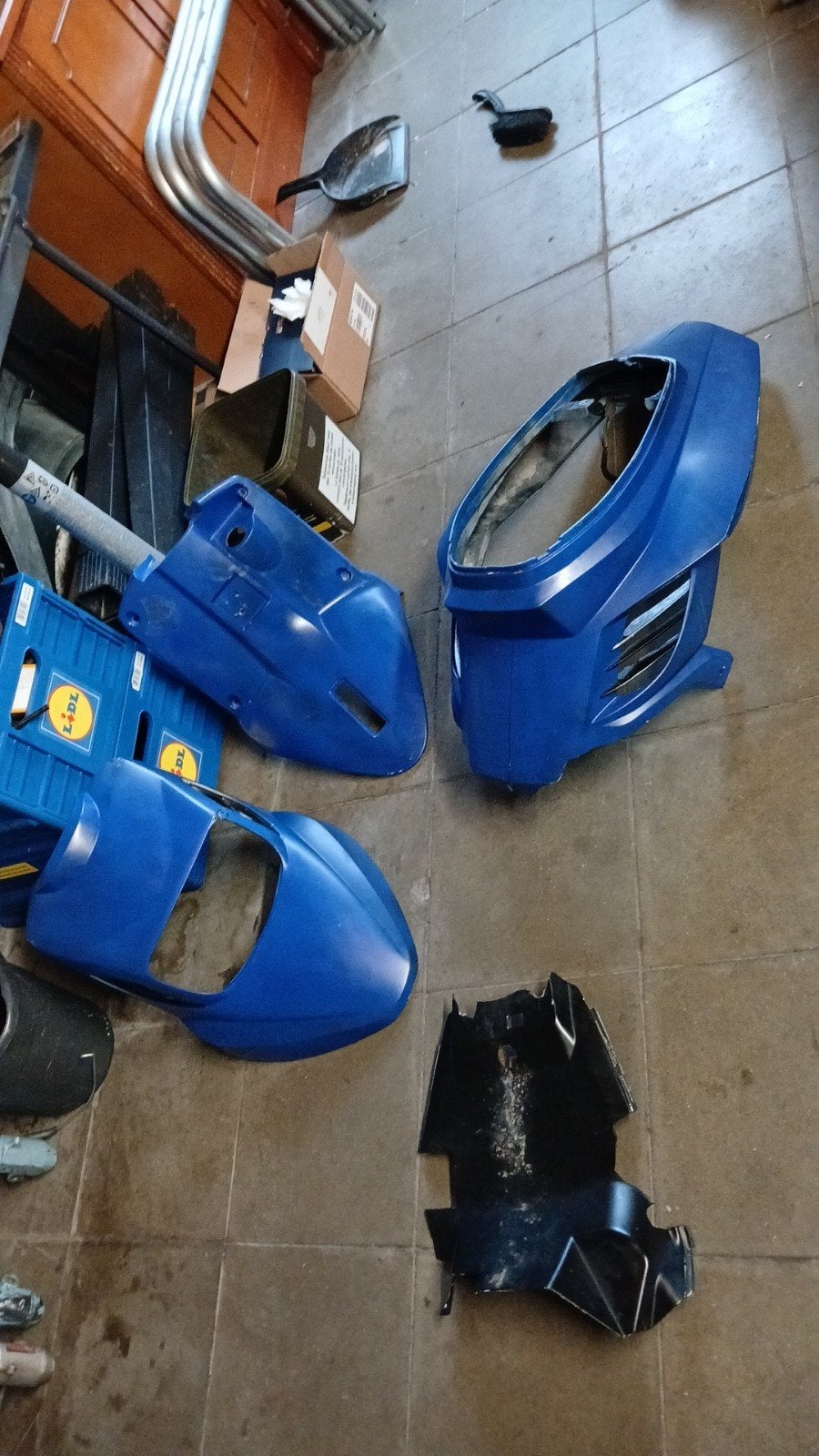bcd kappen met kniekap nieuw model booster, Vélos & Vélomoteurs, Enlèvement, Utilisé, Capot, Bcd