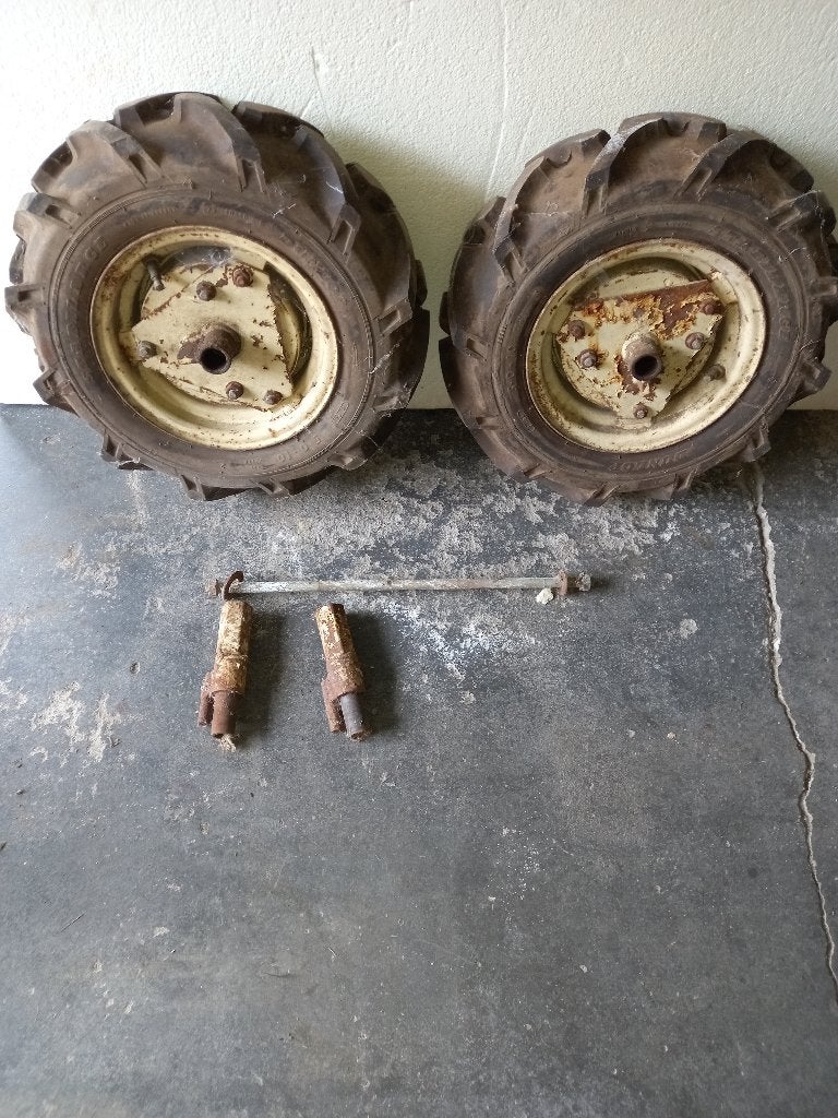 Motoculteur wielen en ploeg, Ophalen, Gebruikt, Benzine, Tuinfrees