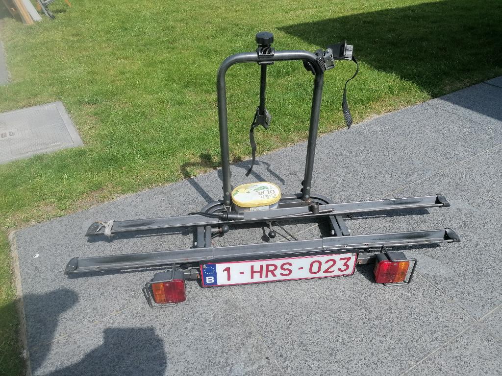 Fietsendrager, Support d'attelage, 2 vélos, Pneus larges, Enlèvement