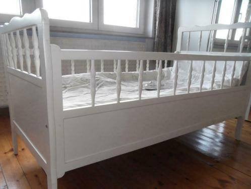 Bedje + lakens - Lit + draps, Enlèvement, 140 à 160 cm, Moins de 70 cm, Matelas