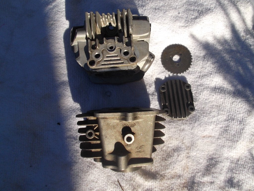haut moteur ycf, Enlèvement, Cylindre, Ycf