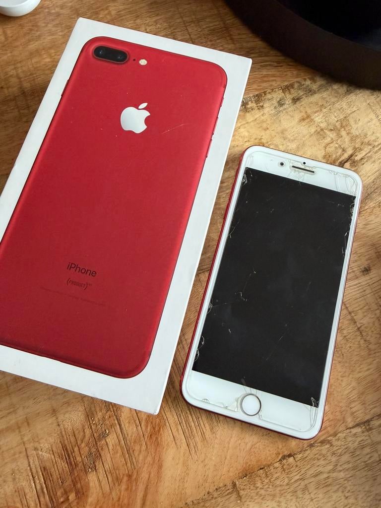 Iphone 7 plus red edition, Rouge, 128 GB, Enlèvement, Utilisé