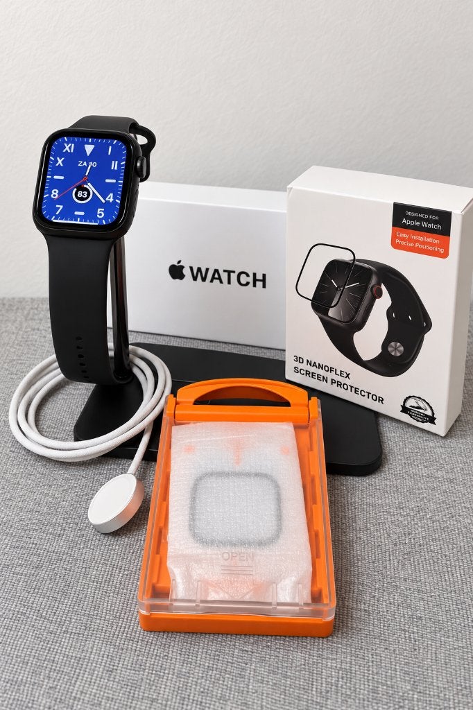 Apple Watch SE 3 | 44mm GPS | Midnight | 3 mnd oud +garantie, Étanche, Gris, Apple Watch, IOS