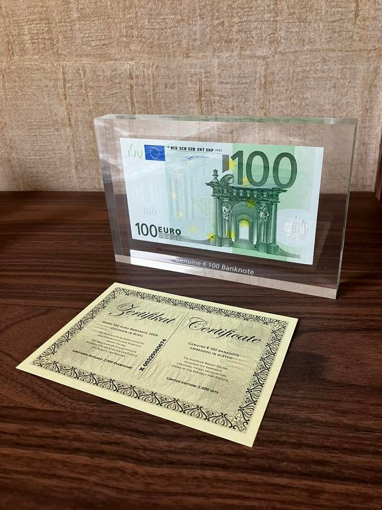 €100,- Duisenberg Plexiglas - Met certificaat !!!, Ophalen of Verzenden
