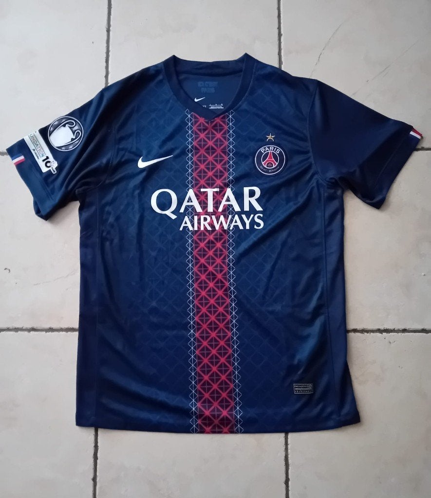 Voetbal t shirt psg, Maat L, Ophalen of Verzenden, Zo goed als nieuw, Shirt