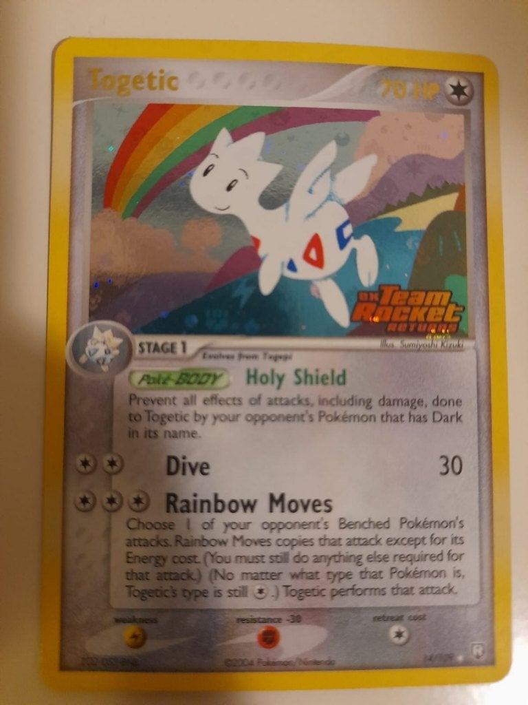 Togetic	EX Team Rocket Returns, 14/109	Rare Holo, Collections, Collections Autre, Enlèvement ou Envoi, Comme neuf