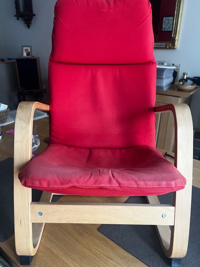 Fauteuil pour enfant IKEA Poäng — bois de bouleau, Enlèvement, Utilisé, Autres types