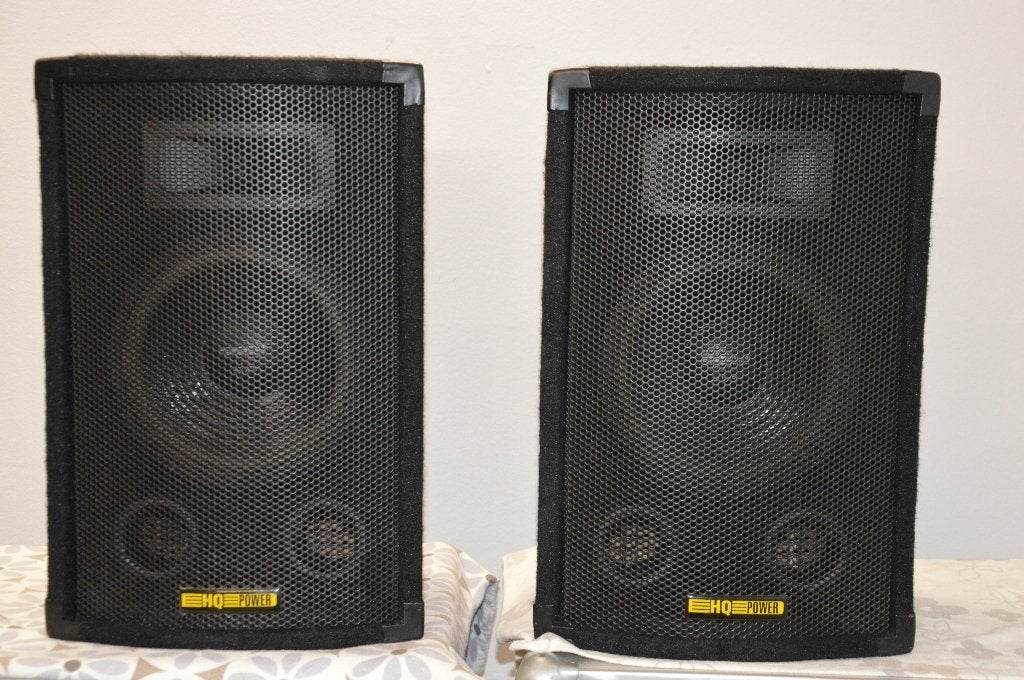 2 X HQ POWER BOXEN, Audio, Tv en Foto, Gebruikt, 120 tot 150 watt, Overige typen, Basreflex