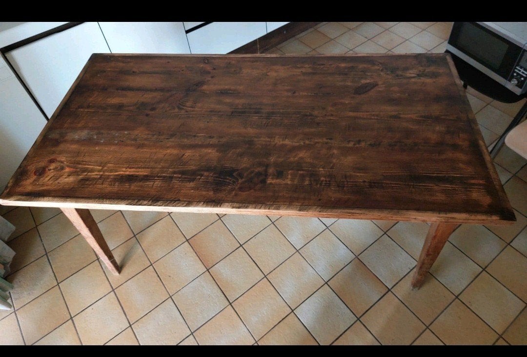 Massieve tafel, Ophalen