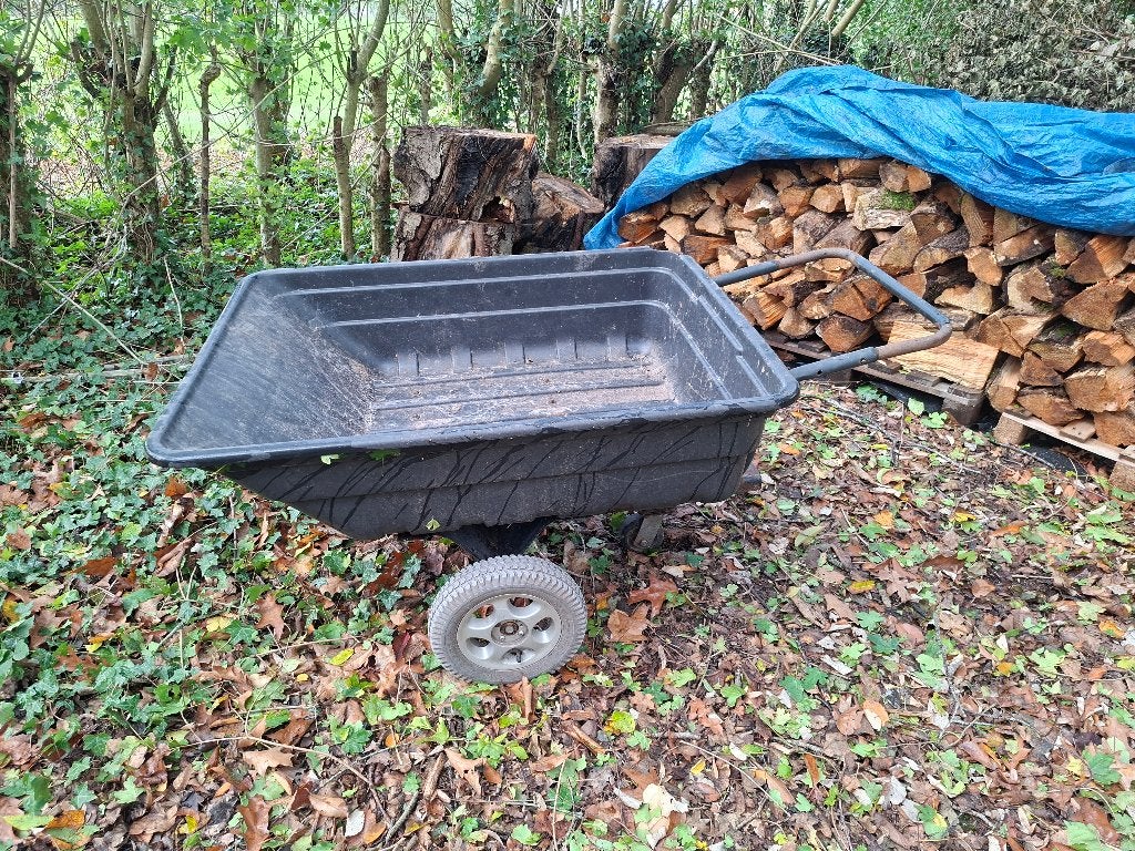 Remorque et scarificateur tracteur, Jardin & Terrasse, Enlèvement, Utilisé