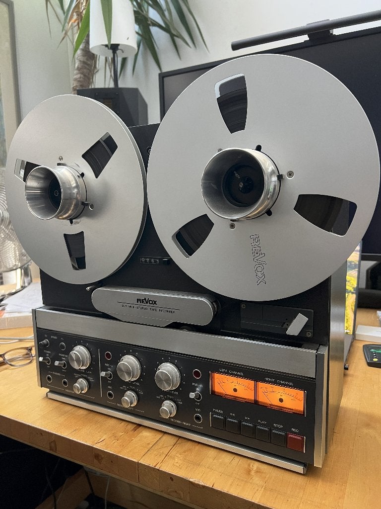 Revox B77 MkII - Parfait état de marche, Enlèvement, Magnétophone, Avec bandes