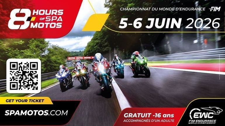 4 e tickets 8h spa moto pass 2 jours : 20 e le ticket, Tickets & Billets, Trois personnes ou plus, Juin