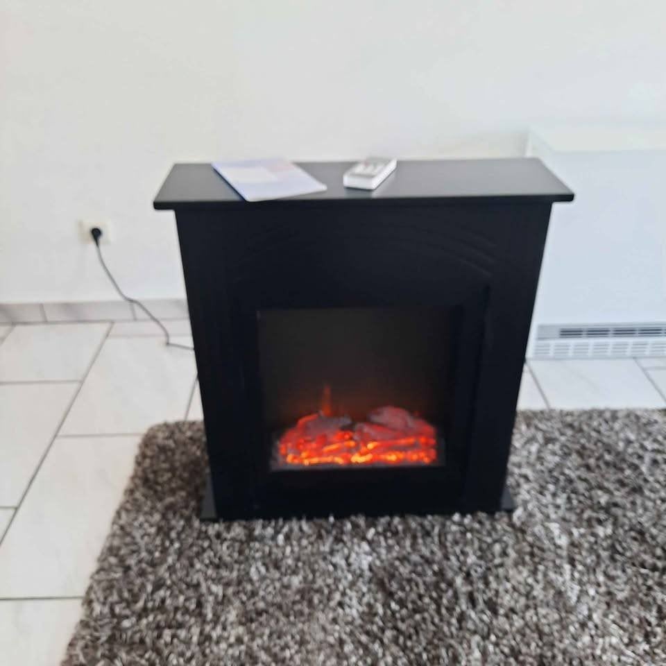 Gezellig haardvuur 2 standen Elektrische Haard - 1000/2000 W, Maison & Meubles, Cheminées, Enlèvement, Comme neuf, Cheminée sur pied