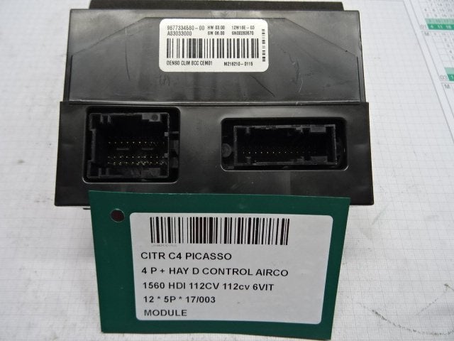 COMPUTER Citroën C4 Picasso (UD / UE / UF) (9677334580), Gebruikt, Citroën