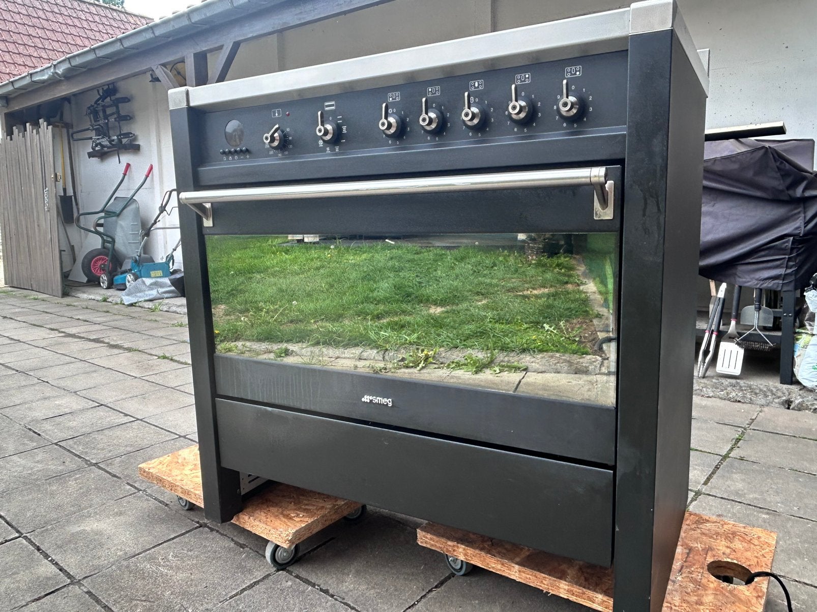 Cuisinière piano Smeg, Electroménager, Enlèvement, Comme neuf, Smeg, Four