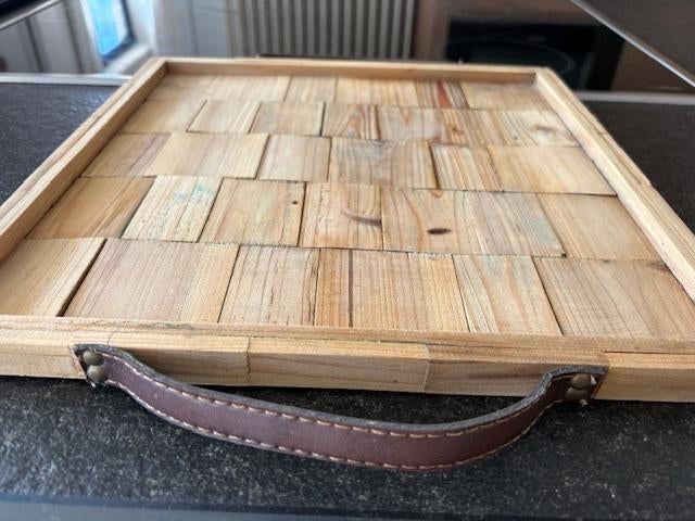 Dienblad/plateau, Ophalen of Verzenden, Zo goed als nieuw, Vierkant, Schaal