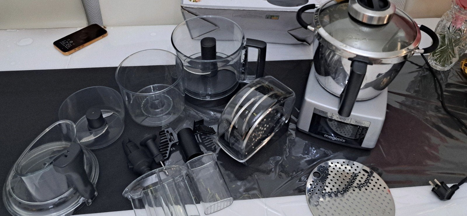 Magimix cook expert robot cuiseur hachoir et accessoires, Electroménager, Enlèvement ou Envoi, Utilisé