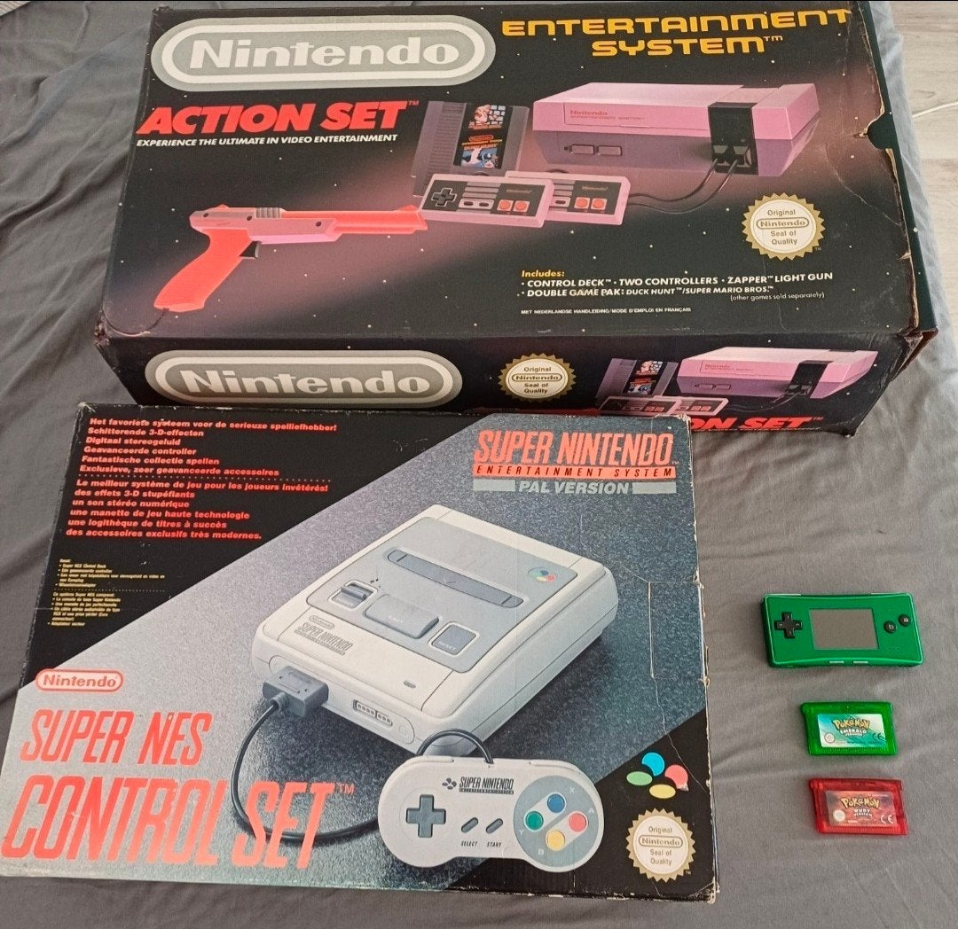 Nintendo verzamellot – NES, SNES, Game Boy Micro & Pokémon, Enlèvement