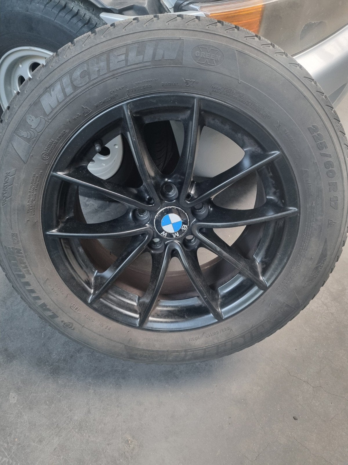 BMW X3 F25 winterbanden op Aluminium velgen 17j, Ophalen, Gebruikt, Velg(en), 17 inch