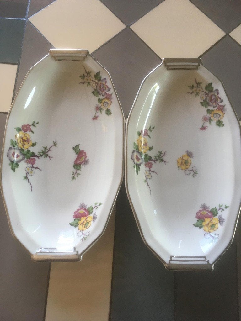 Set van 2 porseleinen schalen (Cerabel) van Baudour, Antiek en Kunst, Ophalen of Verzenden