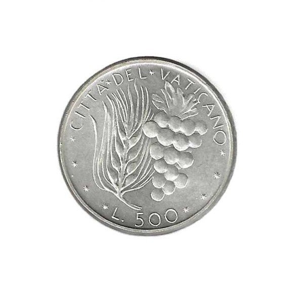 Vaticaan, 500 Lire 1972., Ophalen of Verzenden, Overige landen, Losse munt, Zilver