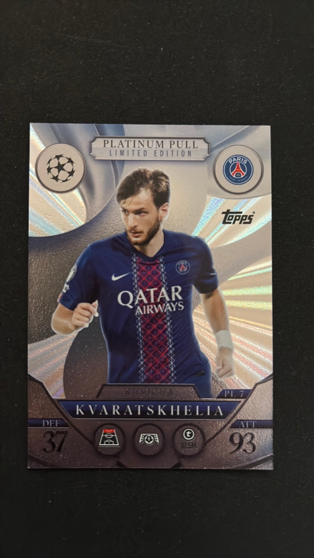 Match attax - Kvaratskhelia, Enlèvement, Comme neuf