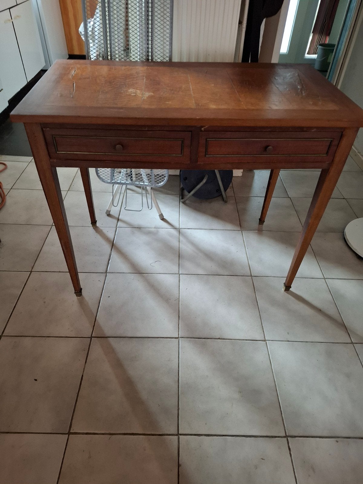 Bureau acajou, Enlèvement, Comme neuf, Louis xlv