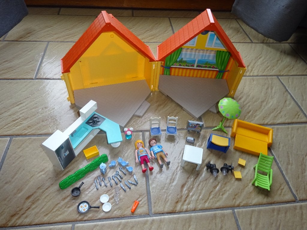 Playmobil meeneemhuisje, Kinderen en Baby's, Ophalen of Verzenden, Zo goed als nieuw, Complete set, Gebouw