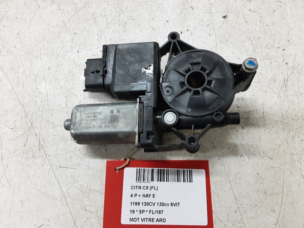 MOTEUR LEVE VITRE ELECTRIQUE ARRIÈRE DROIT (9828449980), Citroën, Kontakt-citroen@citroen.com, Utilisé, Arrière