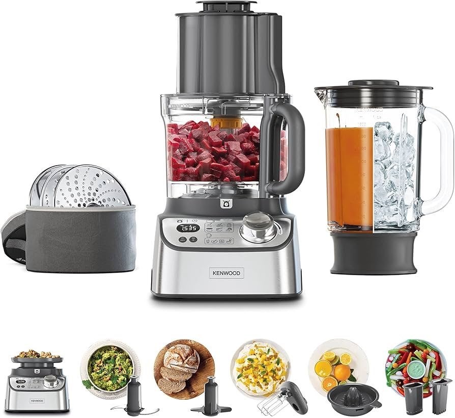 Kenwood MultiPro XL Weigh + Silver keukenmachine, Elektronische apparatuur, Keukenmixers, Ophalen, Gebruikt, 3 snelheden of meer