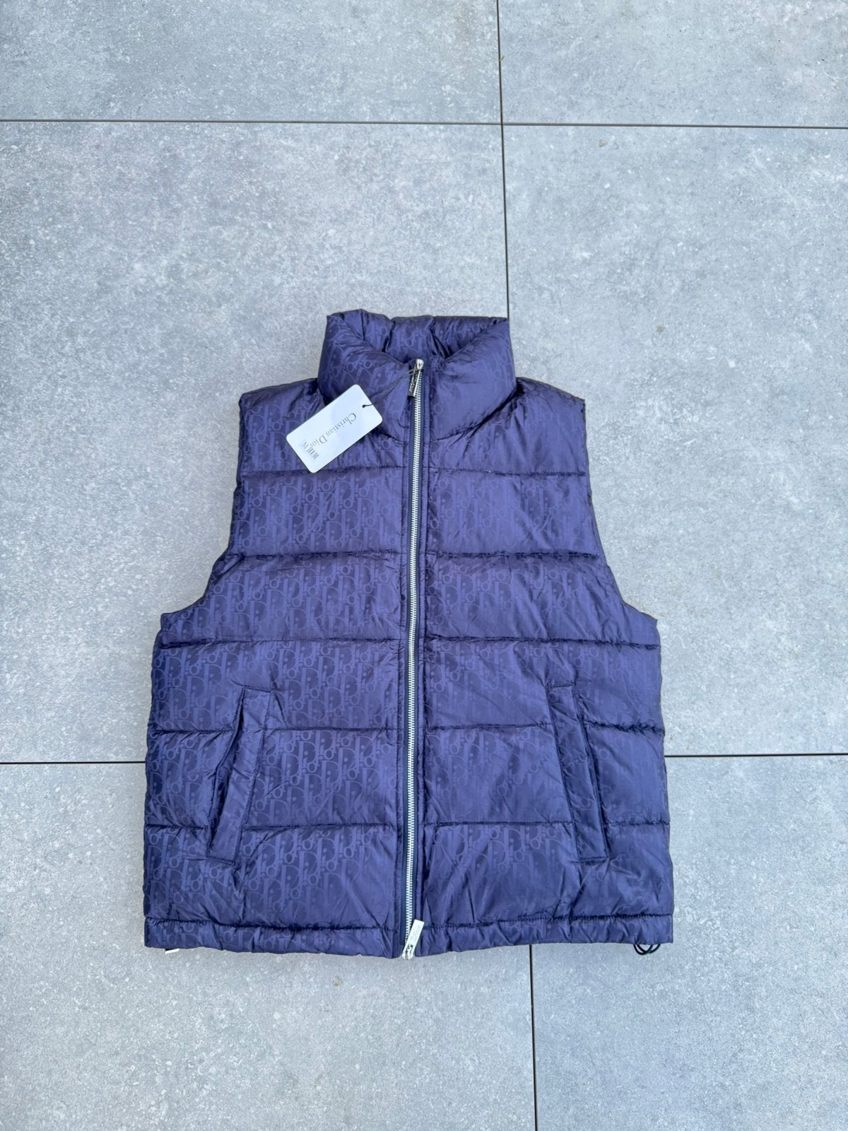 Christian Dior Oblique Puffer, Ophalen of Verzenden, Nieuw, Maat 48/50 (M), Blauw